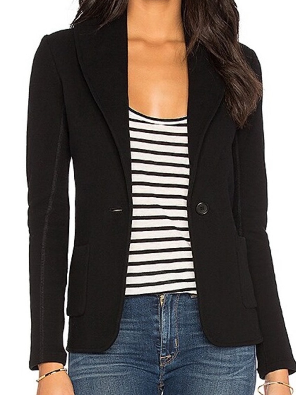 James Perse Standard French cotton blazer